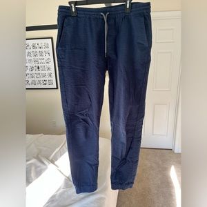 Taylor Stitch Mens Linen Joggers